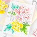 Pinkfresh Studio - Clear Photopolymer Stamps, Layering Stencils and Die Set - Friendship Blooms Complete Bundle