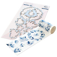 Pinkfresh Studio - Washi Tape and Die Set - Indigo Vines Bundle