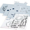 Pinkfresh Studio - Clear Photopolymer Stamps, Layering Stencils and Die Set - Known and Loved Complete Bundle