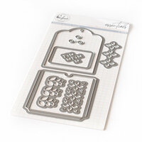 Pinkfresh Studio - Essentials Collection - Dies - Fillable Tag With Pocket