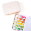Pinkfresh Studio - Ink Cube Storage - Faux Leather Zipper Box - 48 Cubes