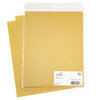Pinkfresh Studio - Essentials Collection - 8.5 x 11 Paper Pack - Glitter Cardstock - Gold