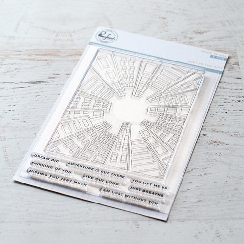 Pinkfresh Studio - Clear Photopolymer Stamps - Lost in the City