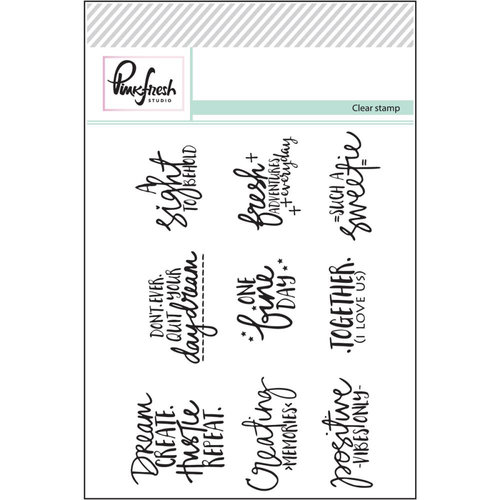 Pinkfresh Studio - Clear Acrylic Stamps - Good Sayings