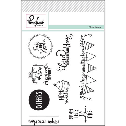 Pinkfresh Studio - Clear Acrylic Stamps - Let's Do This