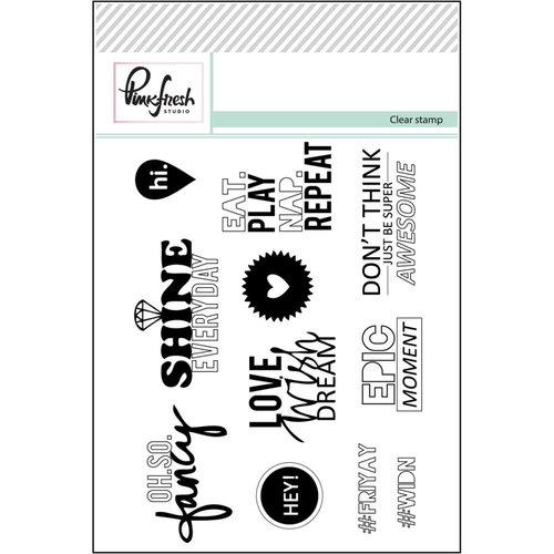 Pinkfresh Studio - Clear Photopolymer Stamps - Oh So Fancy