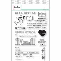 Pinkfresh Studio - Clear Acrylic Stamps - Bibliophile