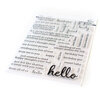 Pinkfresh Studio - Clear Photopolymer Stamps - Simply Sentiments - Hello