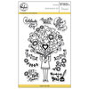 Pinkfresh Studio - Clear Photopolymer Stamps - Bouquet of Hearts