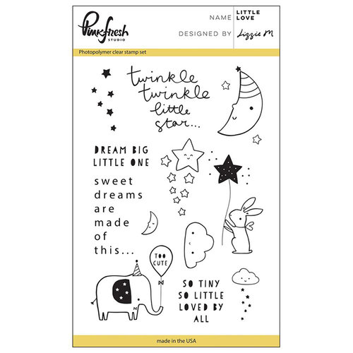 Pinkfresh Studio - Clear Photopolymer Stamps - Little Love
