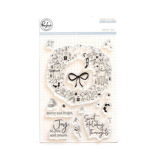 Pinkfresh Studio - Christmas - Clear Photopolymer Stamps - Great Joy