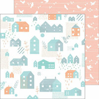 Pinkfresh Studio - Felicity Collection - 12 x 12 Double Sided Paper - Lovely Home