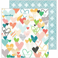 Pinkfresh Studio - Let Your Heart Decide Collection - 12 x 12 Double Sided Paper - Caper