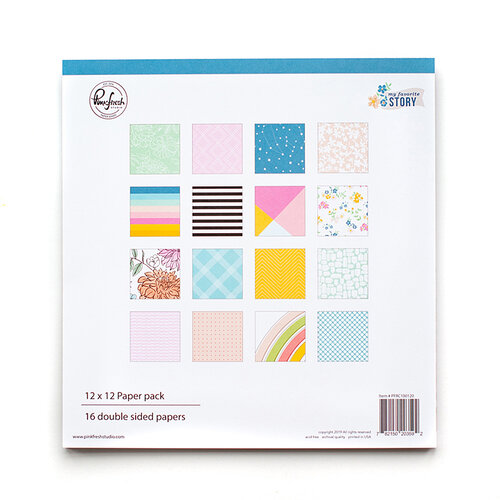 Pinkfresh Studio - My Favorite Story Collection - 12 x 12 Collection Paper Pack