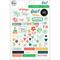 Pinkfresh Studio - Let Your Heart Decide Collection - Puffy Stickers