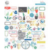 Pinkfresh Studio - Everyday Musings Collection - Ephemera Pack with Foil Accents