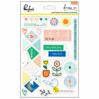 Pinkfresh Studio - Dream On Collection - Leatherette Stickers - Shapes