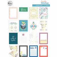 Pinkfresh Studio - Everyday Musings Collection - Pocket Cards with Foil Accents