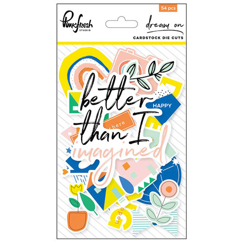 Pinkfresh Studio - Dream On Collection - Die Cut Cardstock Pieces