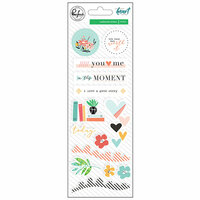 Pinkfresh Studio - Let Your Heart Decide Collection - Leatherette Stickers