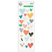 Pinkfresh Studio - Let Your Heart Decide Collection - Epoxy Stickers with Foil Accents - Hearts