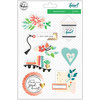 Pinkfresh Studio - Let Your Heart Decide Collection - Layered Stickers with Foil Accents