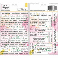 Pinkfresh Studio - Felicity Collection - Cardstock Stickers - Words and Phrases