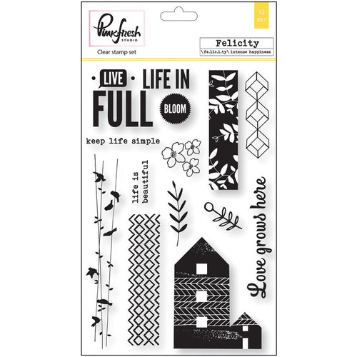 Pinkfresh Studio - Felicity Collection - Clear Photopolymer Stamp Set