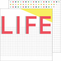 Pinkfresh Studio - Life Noted Collection - 12 x 12 Double Sided Paper - This life