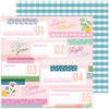Pinkfresh Studio - Noteworthy Collection - 12 x 12 Double Sided Paper - Lovely Moments