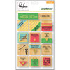 Pinkfresh Studio - Life Noted Collection - Wood Stickers with Foil Accents