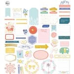 Pinkfresh Studio - Joyful Day Collection - Ephemera Pack with Foil Accents