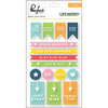 Pinkfresh Studio - Life Noted Collection - Rubber Stickers - Charms