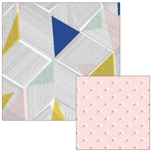 Pinkfresh Studio - Indigo Hills Collection - 12 x 12 Double Sided Paper - Palisades