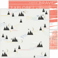 Pinkfresh Studio - Escape the Ordinary Collection - 12 x 12 Double Sided Paper - Discover