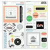 Pinkfresh Studio - A Case of the Blahs Collection - Chipboard Stickers
