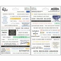 Pinkfresh Studio - Escape the Ordinary Collection - Cardstock Stickers - Phrases