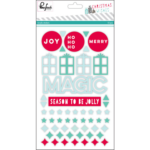Pinkfresh Studio - Christmas Wishes Collection - Acrylic Stickers