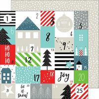Pinkfresh Studio - Oh Joy Collection - Christmas - 12 x 12 Double Sided Paper - Advent Love