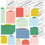 Pinkfresh Studio - Office Hours Collection - 12 x 12 Double Sided Paper - Hustle