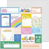 Pinkfresh Studio - Let's Stay Home Collection - 12 x 12 Double Sided Paper - Hold On