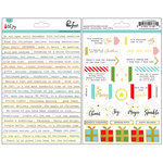 Pinkfresh Studio - Oh Joy Collection - Christmas - Cardstock Stickers with Foil Accents - Phrases