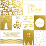 Pinkfresh Studio - Oh Joy Collection - Christmas - Transparency Cut Apart Sheet - Gold