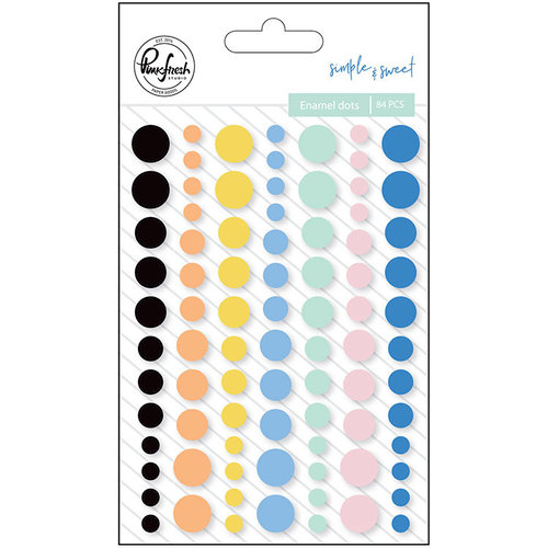 Pinkfresh Studio - Simple and Sweet Collection - Enamel Dots