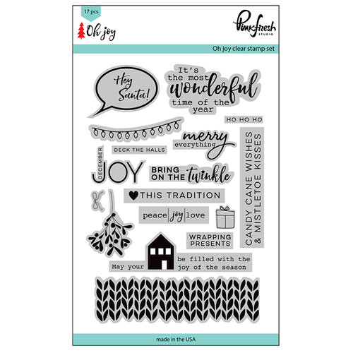 Pinkfresh Studio - Oh Joy Collection - Christmas - Clear Photopolymer Stamps