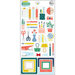 Pinkfresh Studio - Office Hours Collection - Chipboard Stickers