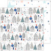 Pinkfresh Studio - December Days Collection - Christmas - 12 x 12 Double Sided Paper - Starry Night