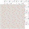 Pinkfresh Studio - December Days Collection - Christmas - 12 x 12 Double Sided Paper - Candy Canes