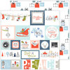 Pinkfresh Studio - December Days Collection - Christmas - 12 x 12 Double Sided Paper - Tis the Season