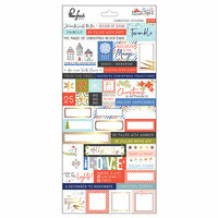 Pinkfresh Studio - December Days Collection - Christmas - Cardstock Stickers with Foil Accents